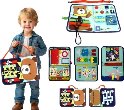 2Kids Toys senzorična zaposlena knjiga Medvedek