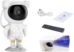 Nočna svetilka in projektor zvezd Astronavt