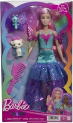 Barbie Malibu vila punčka z rožnatimi lasmi in dodatki