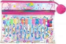 Barvni komplet z blokom in peresi