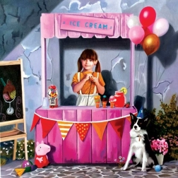 Magnolia sestavljanka sladoled 1023 koščkov