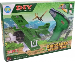 Letalo na šraufanje z vrtalnikom in vztrajnikom