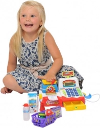 plejo elektronska otroška blagajna s pripomočki