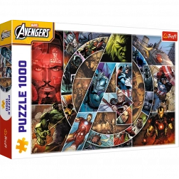 puzzle 1000 koščkov - Marvel Avengers junaki