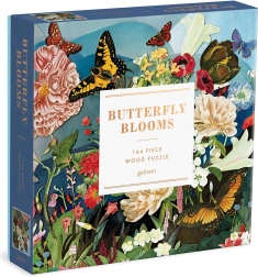 Galison lesene puzzle vrt metuljev