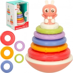 Gugalna igrača Bibi-Inn za senzorični razvoj roza