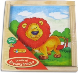 Lesene kocke Živali 2 vrste