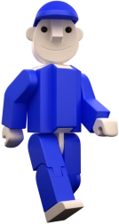 Figurica SEVÁČEK modra – velika in mala