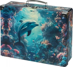 Zložljiv šolski kovček Delfin