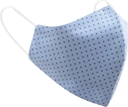 Zaščitna bombažna maska Belisima svetlo modra, univerzalna