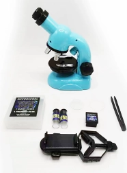 Mikroskop za začetnike 21 cm z povečavo do 1200×