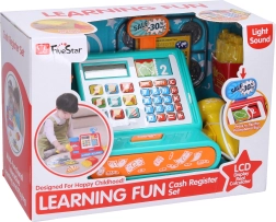 Otroška blagajna s kalkulatorjem in dodatki