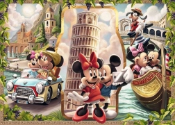 Sestavljanka RAVENSBURGER Mickey in Minnie na počitnicah 1000 kosov