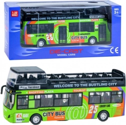 Kovinski dvonadstropni avtobus z odpirajočimi se vrati – Zi