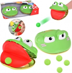 Športni komplet - spretnostna igra Katapult Žaba s 4 žogicami