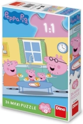 Sestavljanka Peppa Pig kosilo 24 maxi koščkov