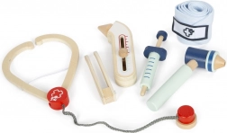 Lesena zdravniška set Small Foot, 6-delni