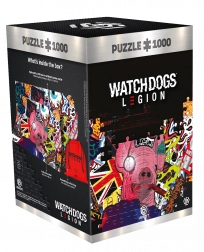Sestavljanka Watch Dogs: Legion – prašičja maska 1000 koščkov