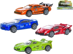Kovinski dirkalni model avtomobila 1:36 z vzvratnim pogonom