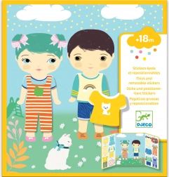 Premestljive nalepke za otroke Oblačila od Djeco