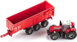 Model traktorja MASSEY FERGUSON s prikolico SIKU 1:87
