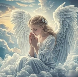 Norimpex Diamantno slikanje Molitveni angel 30x40 cm