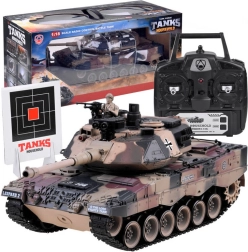 velik RC tank Leopard 2 1:18 s streljanjem