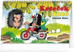 Namizni koledar Krtek 2026