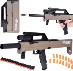 Pena mitraljez z nabojnikom in tulci