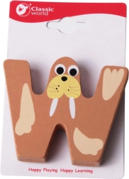 Lesena črka W znamke Classic World