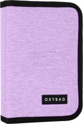 Šolska peresnica Unicolor vijolična, enonadstropna z dvema preklopoma