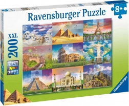 RAVENSBURGER Puzzle Svetovne znamenitosti XXL 200 kosov