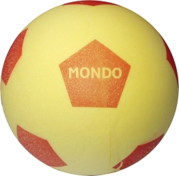 Mondo mehak penasti nogometni žogi rumen 20 cm