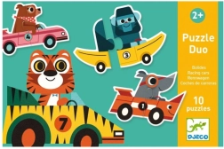 Puzzle Duo Dirkalni Avtomobili