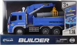 Gradbeni avtomobil na baterije z zvoki in vztrajnikom