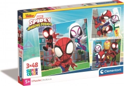 Puzzle CLEMENTONI Spidey in njegovi čudoviti prijatelji 3×48 koščkov
