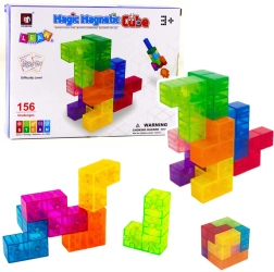 Magnetne kocke Magic Magnetic Cubes – logična sestavljanka z izzivi, 9 delov