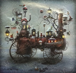 Sestavljanka Velika snežna vožnja 1023 koščkov