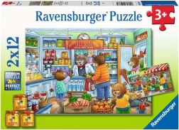puzzle 2×12 koščkov v supermarketu