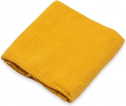 Musetlinska odeja New Baby v gorčični barvi