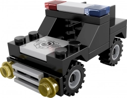 BLOXO policijski avto kompatibilen komplet za sestavljanje 31 kosov