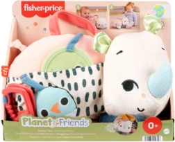 aktivni plišasti nosorog Fisher-Price Planet Friends za senzorično igro