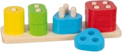 Goki motorična lesena igra – barve in oblike