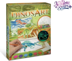 DinosArt čarobni akvarelni set za otroke