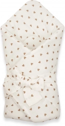 Musselinska vezalna zibelka NEW BABY Little Heart