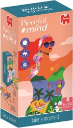 Jumbo puzzle Pieceful Mind: privošči si trenutek 6×54 koščkov