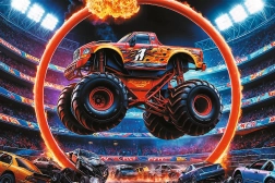 Sestavljanka Monster Truck 60 kosov
