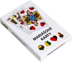 Mariáš karte v papirnati škatli