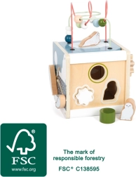 small foot motorična kocka arctic iz lesa FSC