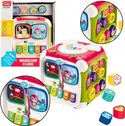 Interaktivna večnamenska barvna kocka za otroke s klavirjem in sortirnikom